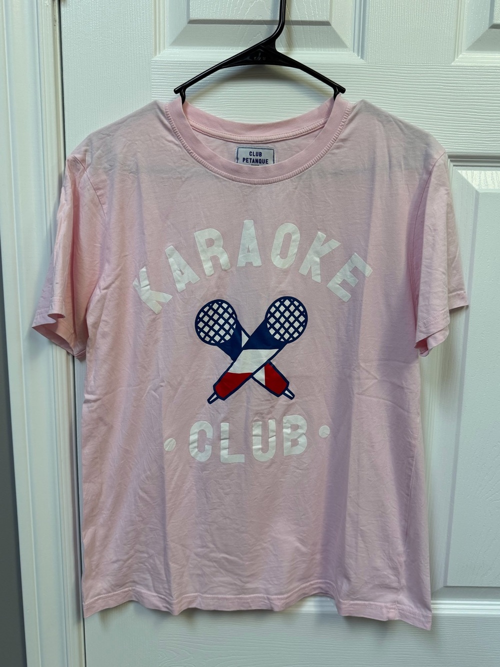 Pink "Karaoke Club" Short Sleeve Tee